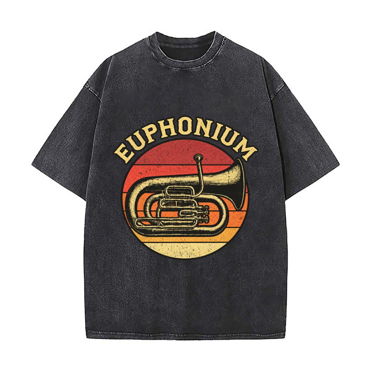 Musical Instrument Shop - Kaos lengan pendek bergaya kasual dengan
