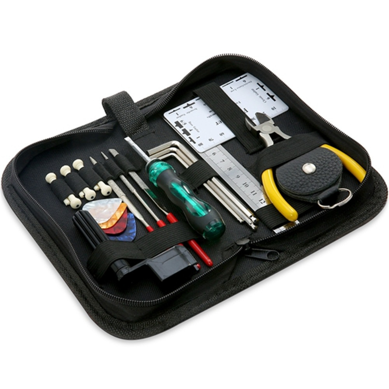 Musical Instrument Accessories - 22pcs Set Alat Perbaikan Gitar Tas