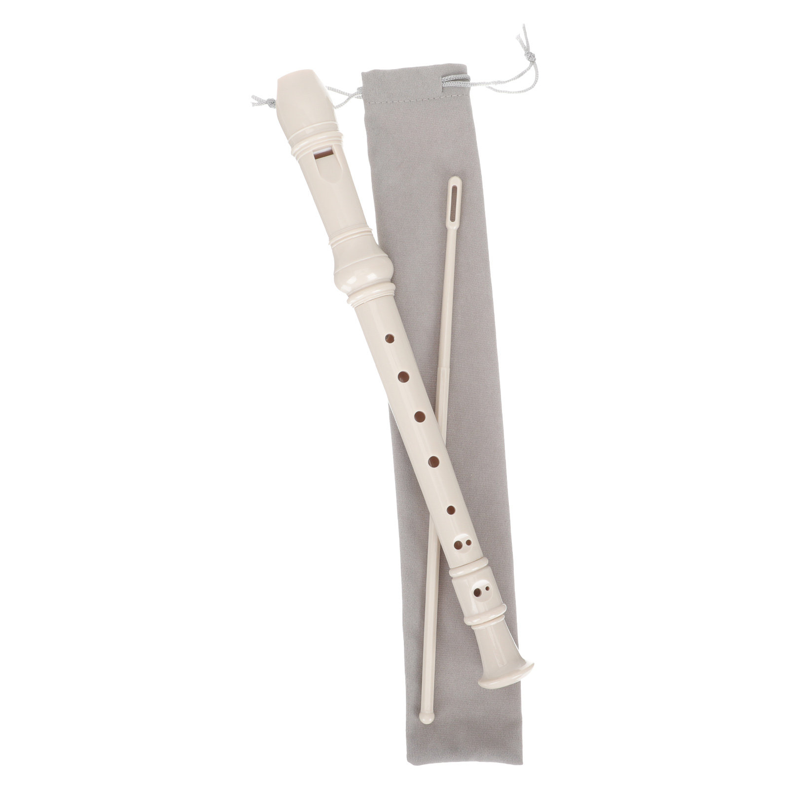 Soprano Recorder Plastic - 1Set Rekorder Soprano 8-Lubang untuk Anak-anak,