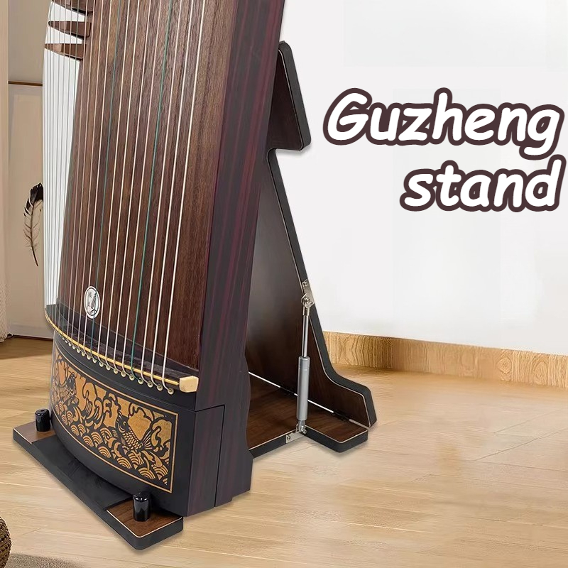 Musical Instrument Guzheng - Rak Penyimpanan Guzheng Lipat Desain Anti