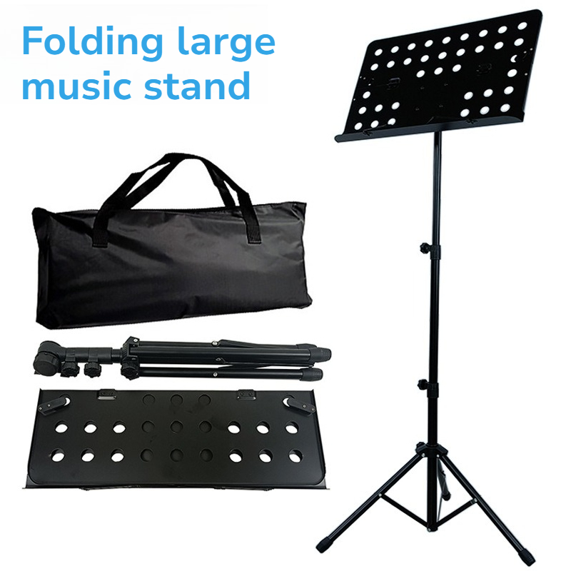 Musical Instrument Accessories - Stand Musik Lipat Logam Besar Warna