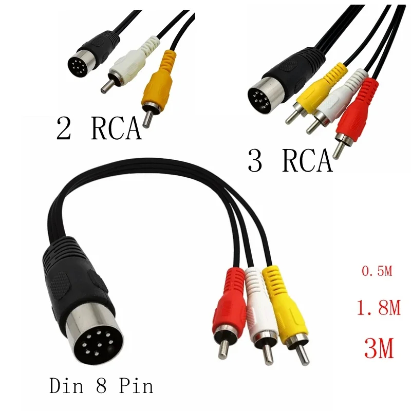 Musical Instrument Shop - Kabel Adaptor Audio 8 Pin Din