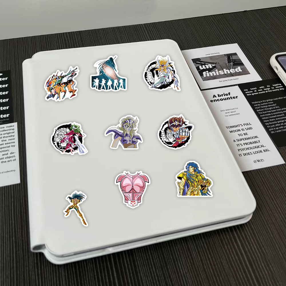 Santoor Music Instrument - 100PCS Stiker Grafiti Anime Fantasi dengan