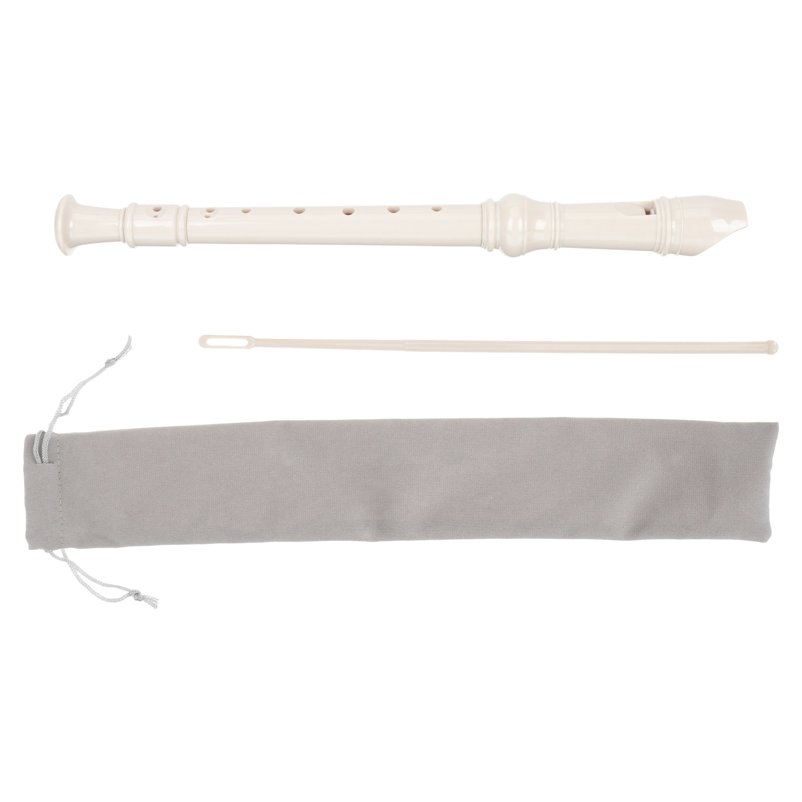 Soprano Recorder Plastic - 1Set Klarinet 8-Lubang untuk Anak-anak Pemula,
