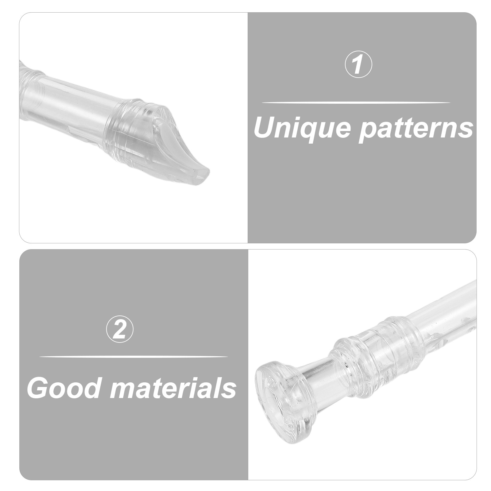 1Set Rekorder Soprano Transpar - Soprano Recorder Plastic ulasan dan harga