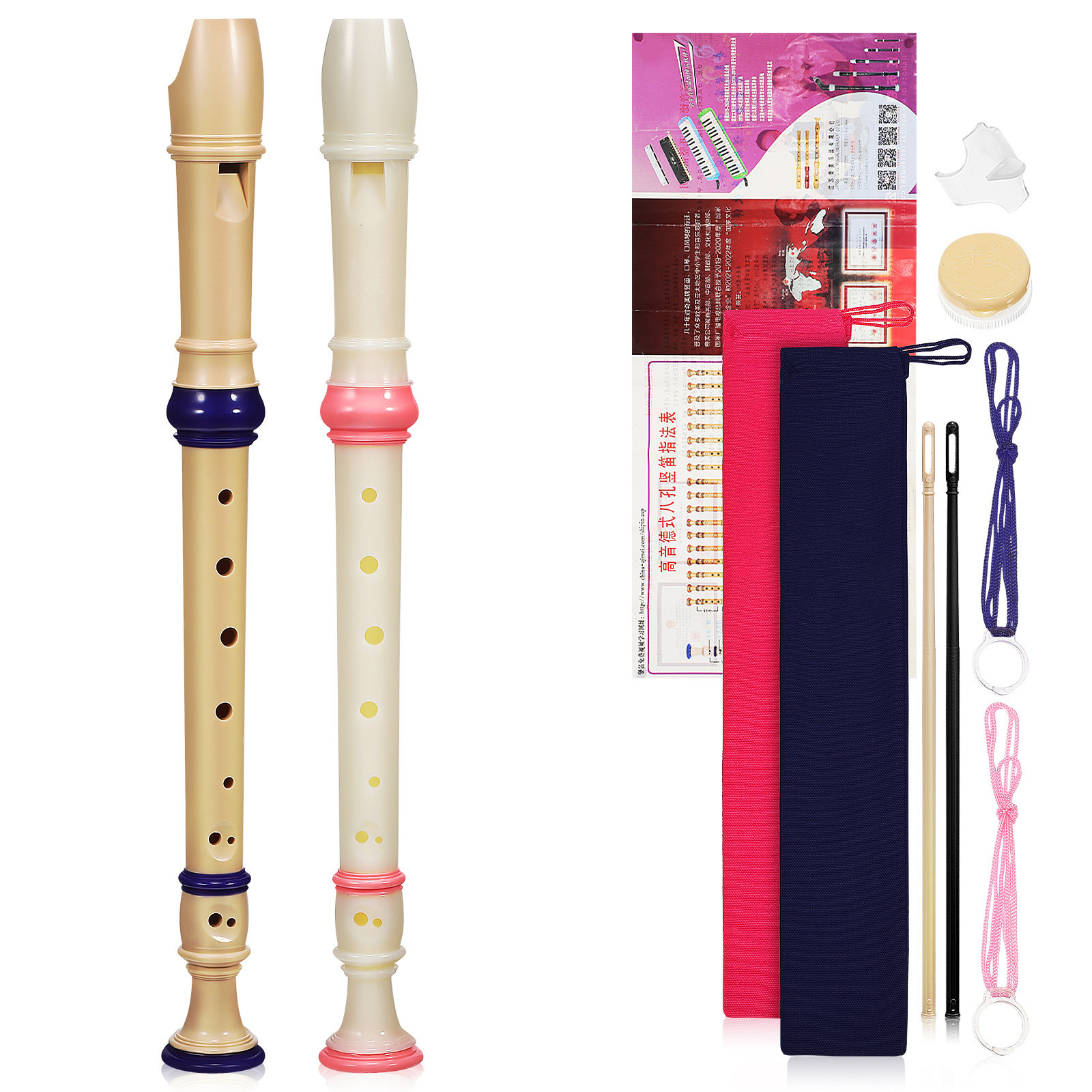 Rekorder Soprano 2 Bagian, 8 L - Soprano Recorder Plastic ulasan dan harga