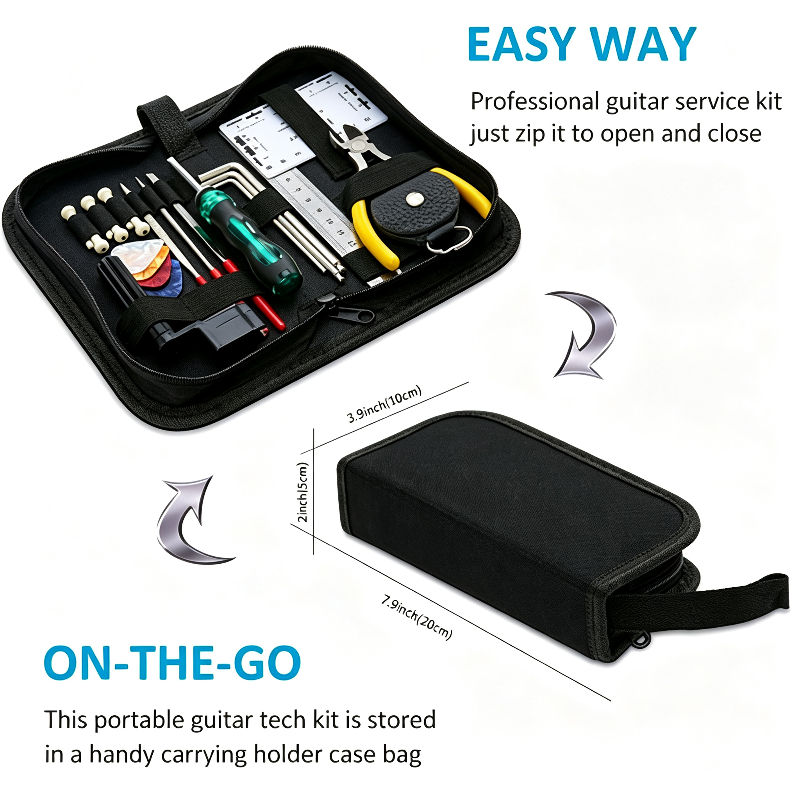 22pcs Set Alat Perbaikan Gitar - Musical Instrument Accessories ulasan dan harga