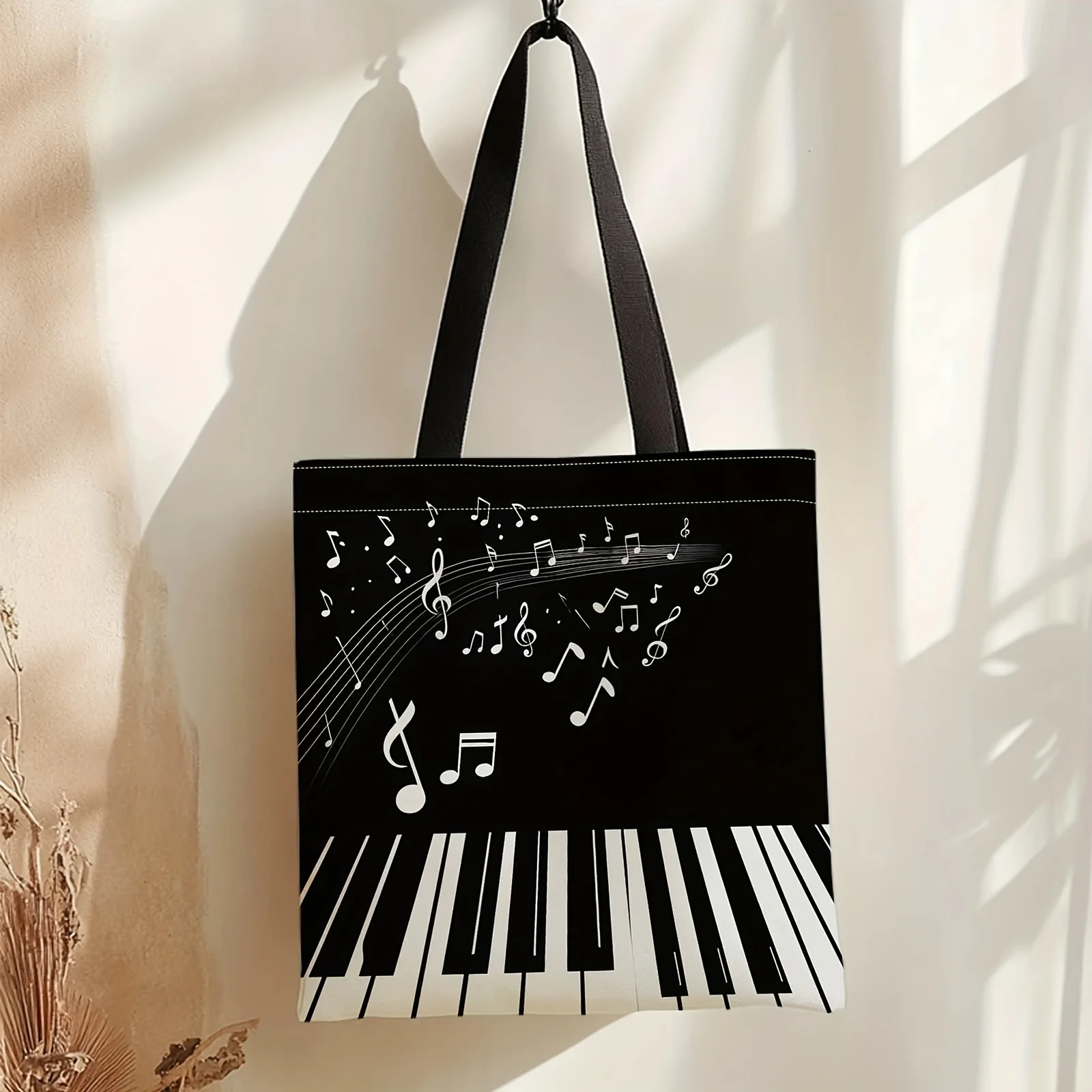 Tas Belanja dengan Motif Piano - Musical Instrument Shop ulasan dan harga