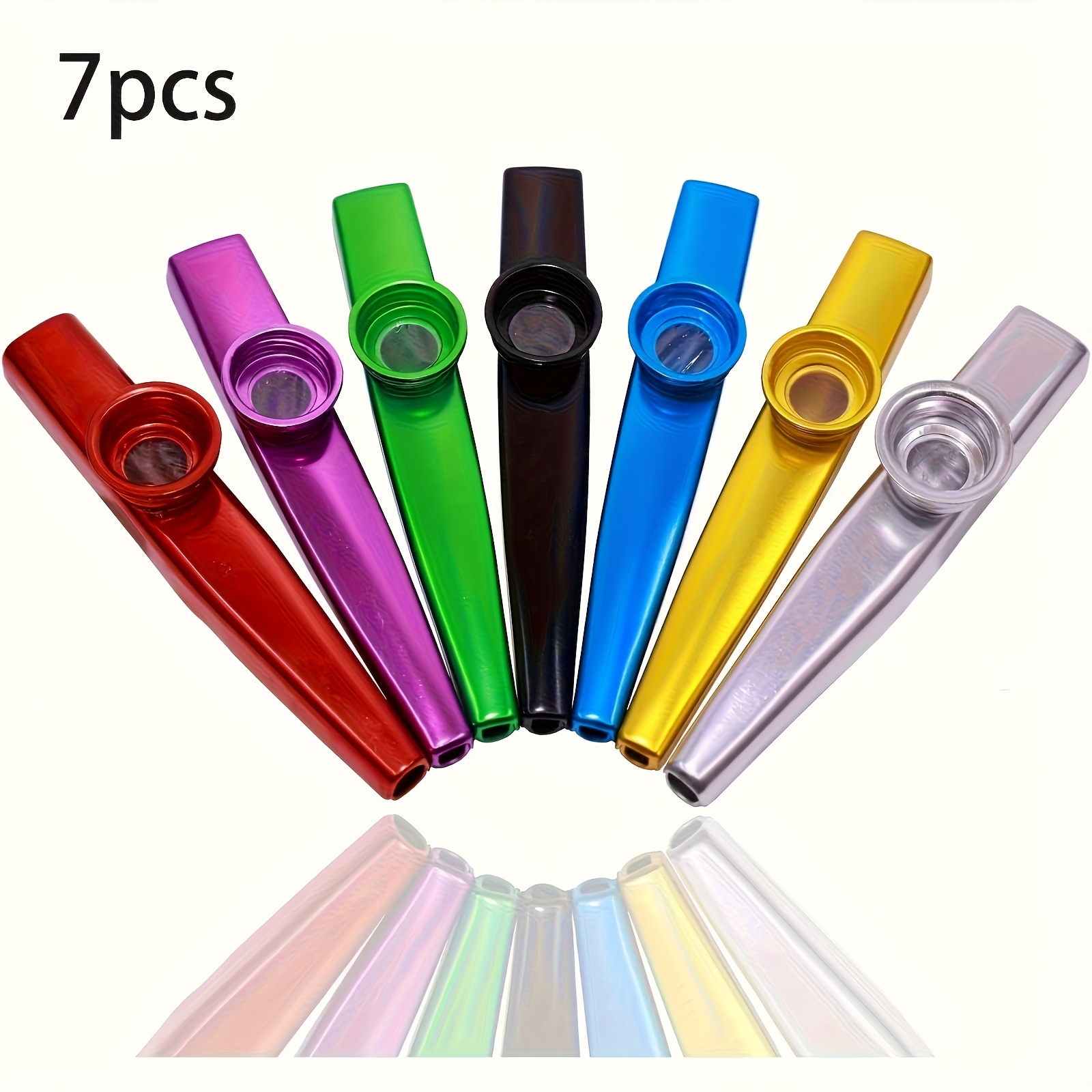 7 Buah Kazoo Logam Desain Sede - Musical Instrument Veena ulasan dan harga