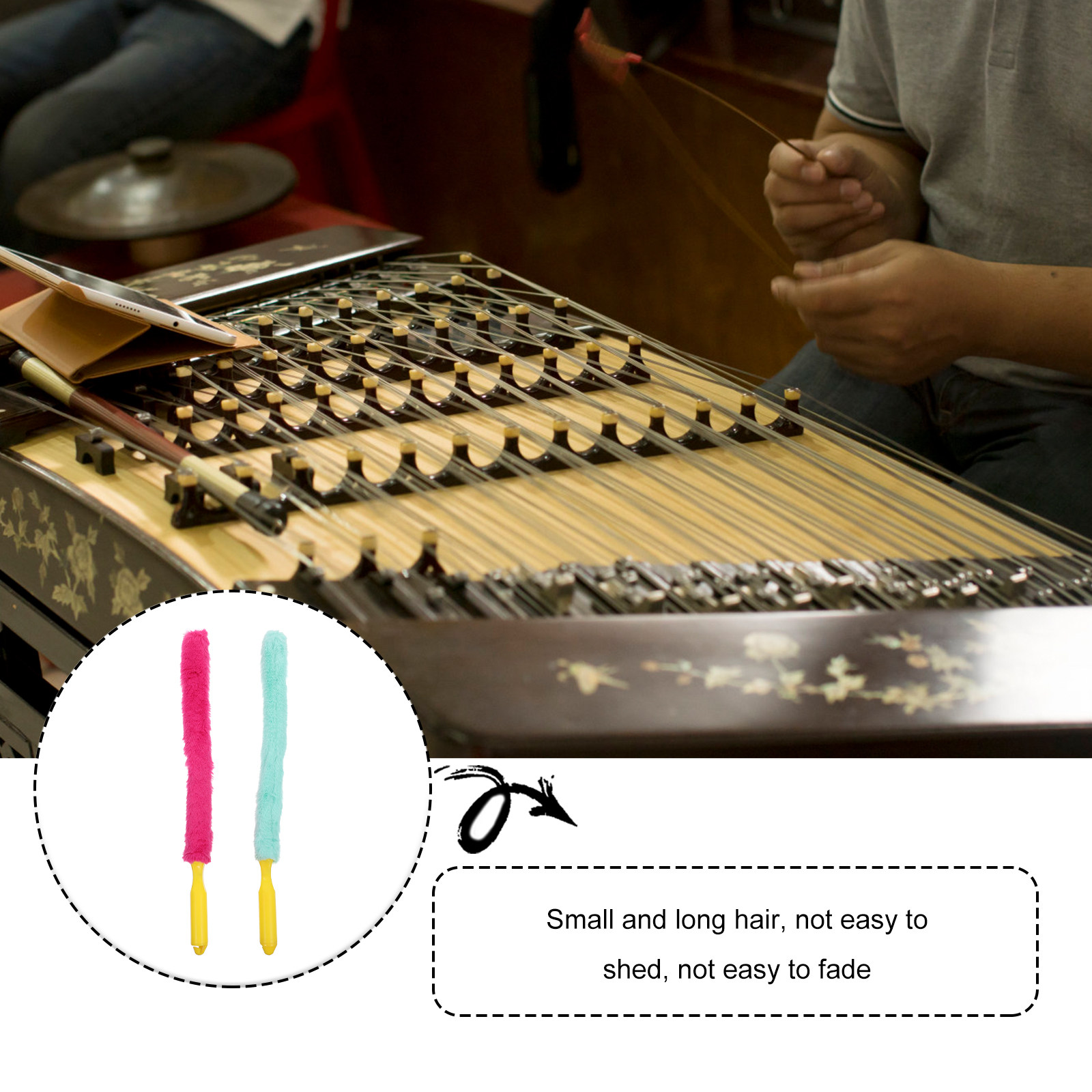2 buah alat pembersih guzheng, - Musical Instrument Guzheng ulasan dan harga