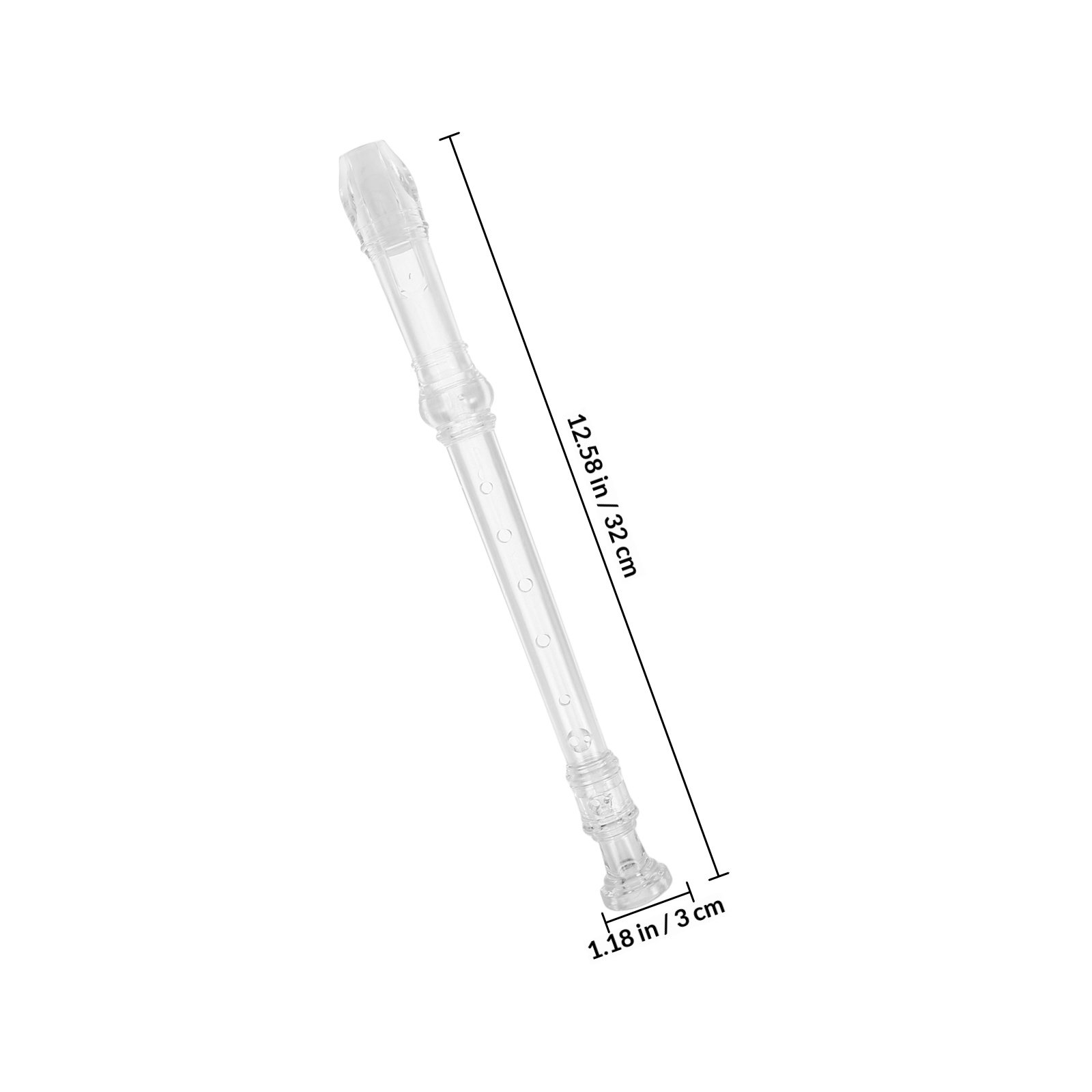 1 Set Rekorder Soprano Transpa - Soprano Recorder Plastic ulasan dan harga